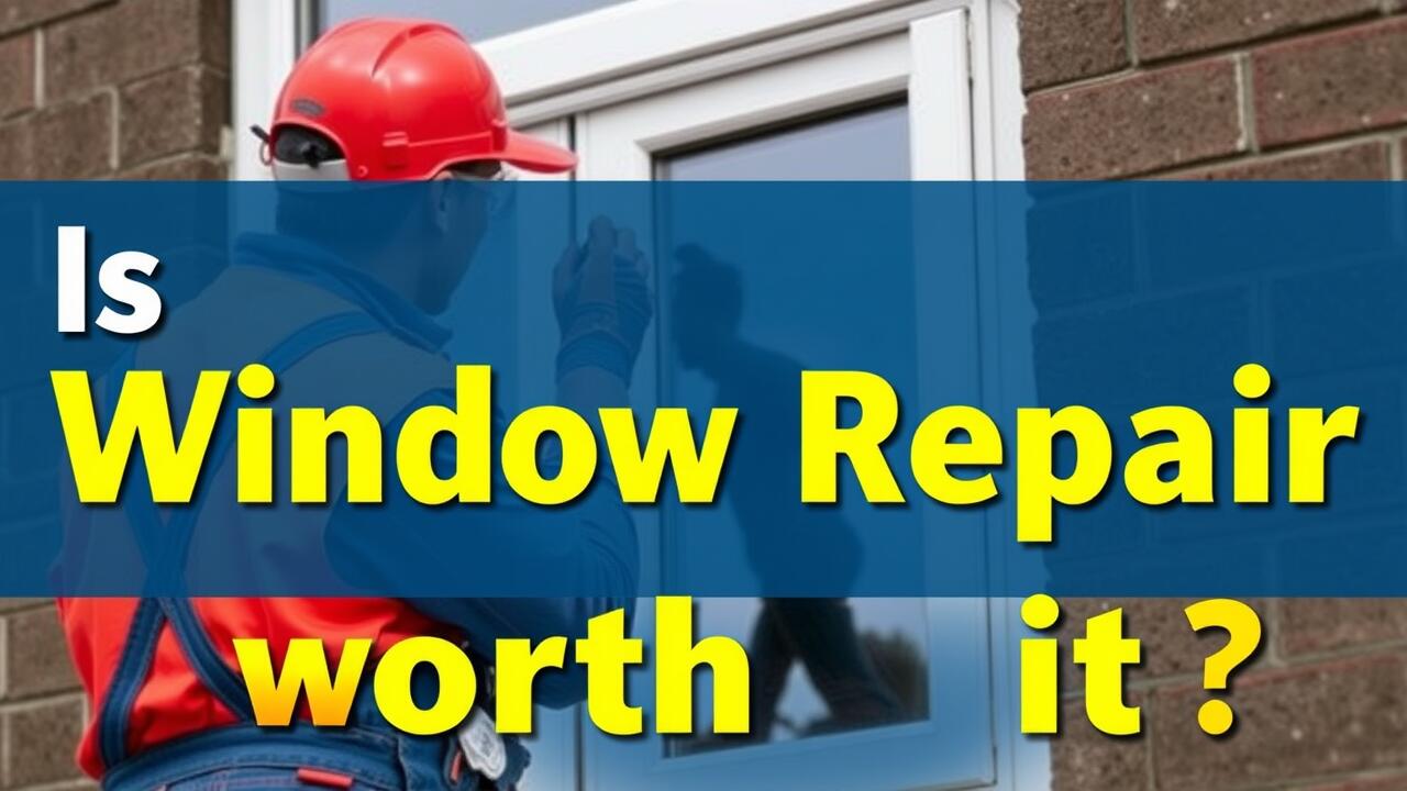 Is window repair worth it?